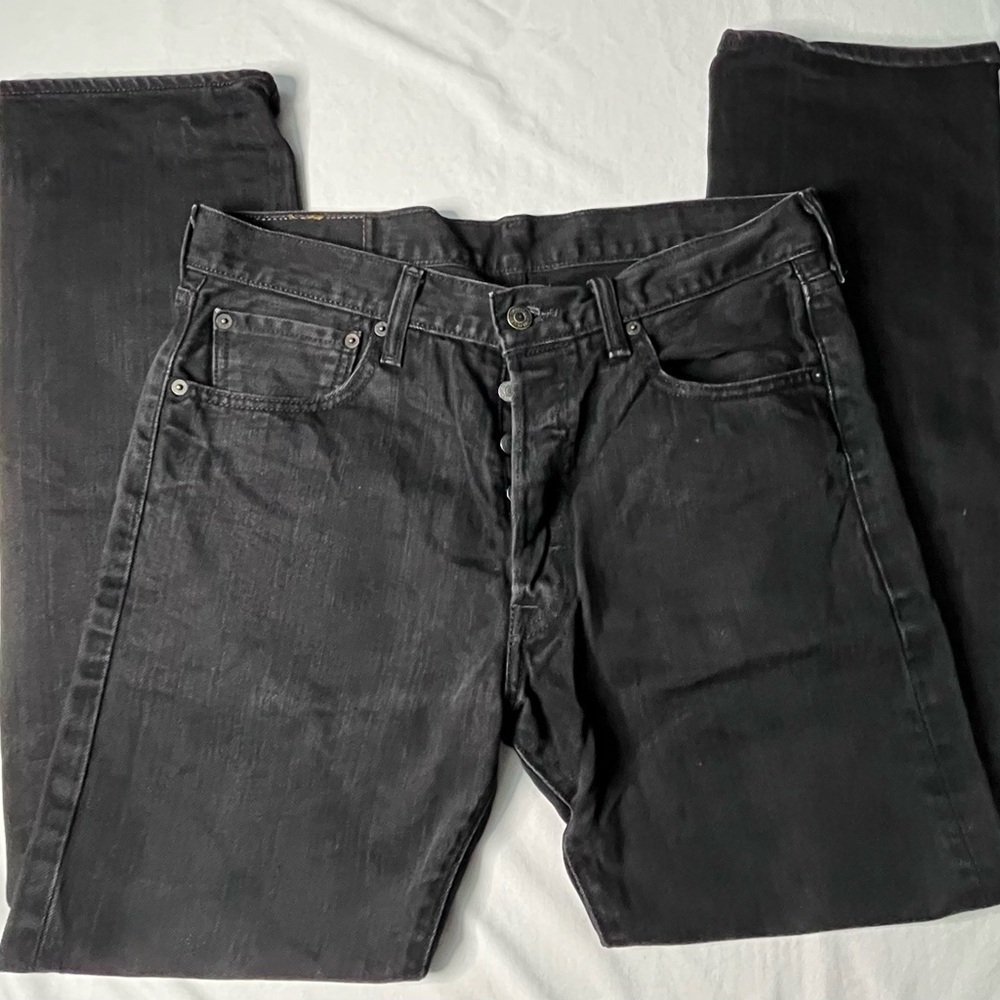 Levi's Men's Charcoal Straight Jeans